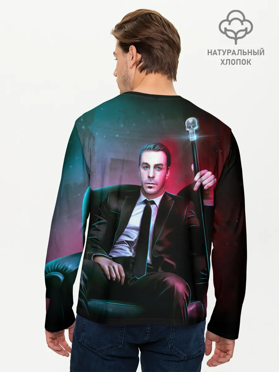 Мужской лонгслив базовый / Rammstein (P007_P004ooo1862737, P004ooo1862737)