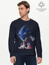 Мужской лонгслив базовый / Sonic (P007_P004ooo1865919, P004ooo1865919)