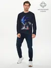 Мужской лонгслив базовый / Sonic (P007_P004ooo1865919, P004ooo1865919)