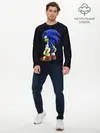 Мужской лонгслив базовый / Sonic (P007_P004ooo1865923, P004ooo1865923)