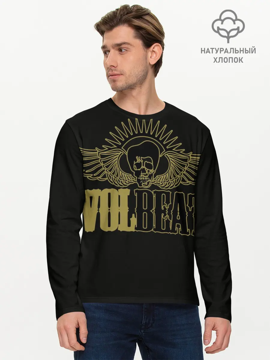 Мужской лонгслив базовый / Volbeat (P007_P004ooo1864951, P004ooo1864951)