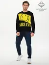 Мужской лонгслив базовый / Nirvana (P007_P004ooo1866051, P004ooo1866051)
