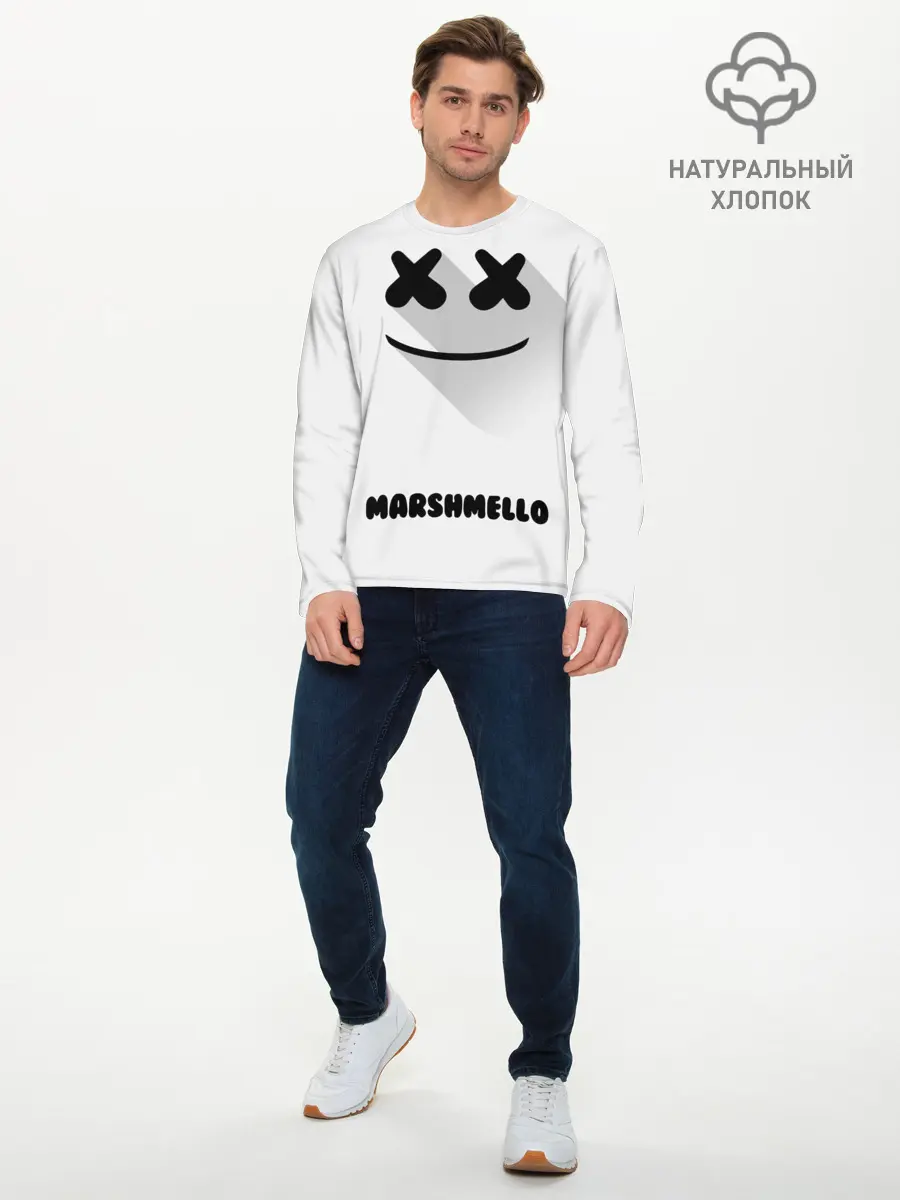 Мужской лонгслив базовый / РЮКЗАК MARSHMELLO (P007_P004ooo1871141, P004ooo1871141)
