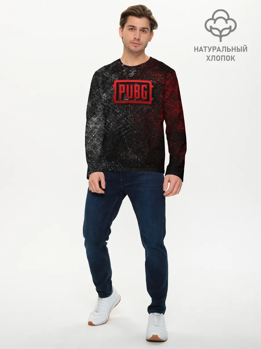 Мужской лонгслив базовый / PUBG (P007_P004ooo1871177, P004ooo1871177)