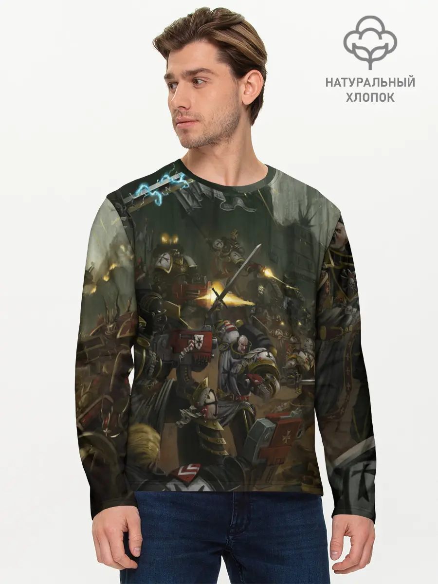 Мужской лонгслив базовый / WARHAMMER 40K (P007_P004ooo1868527, P004ooo1868527)