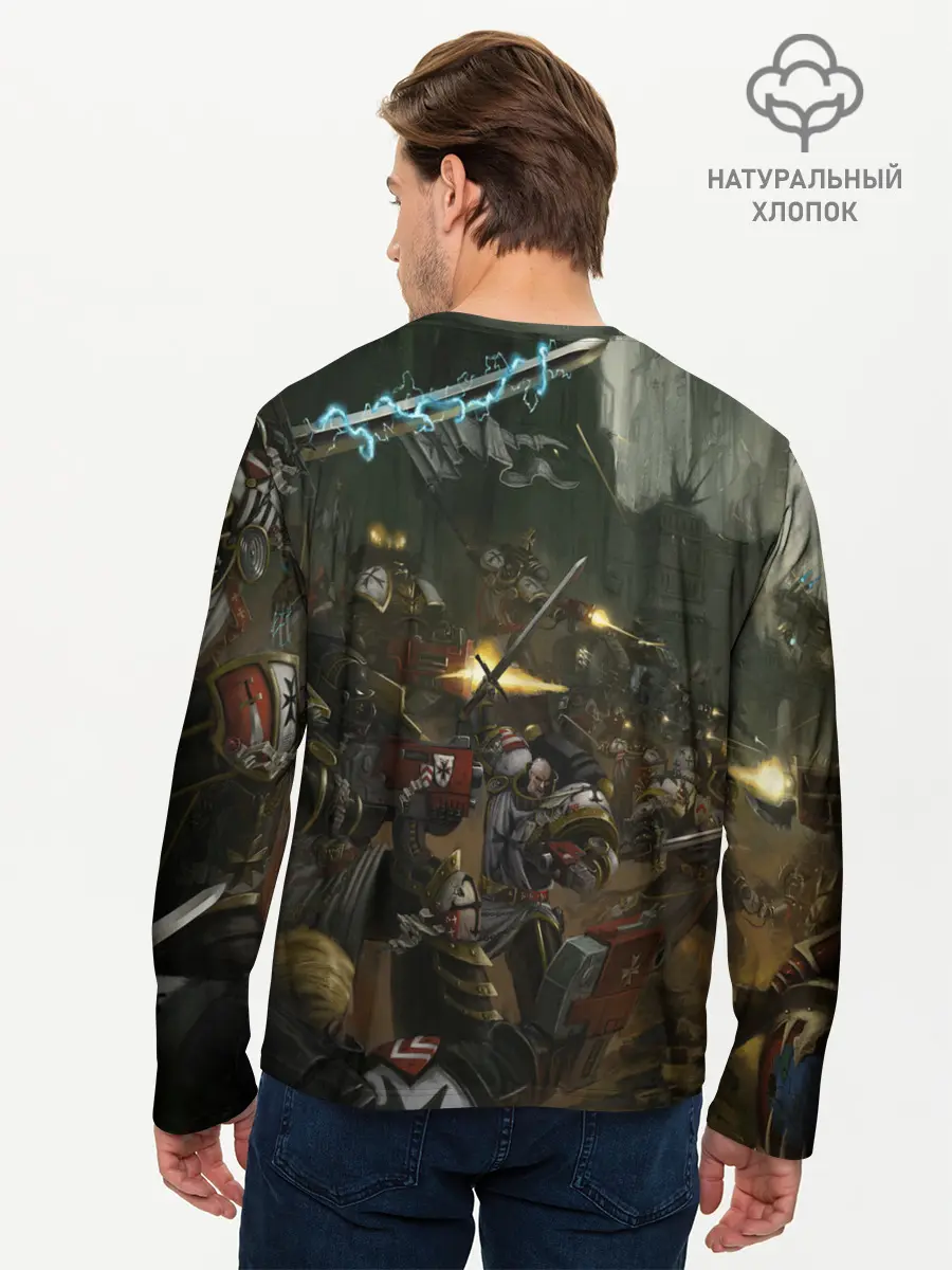 Мужской лонгслив базовый / WARHAMMER 40K (P007_P004ooo1868527, P004ooo1868527)