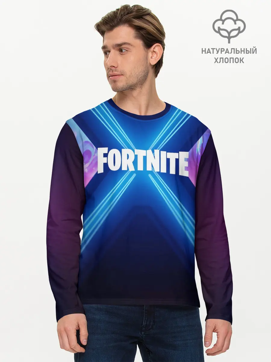 Мужской лонгслив базовый / FORTNITE X (P007_P004ooo1868929, P004ooo1868929)