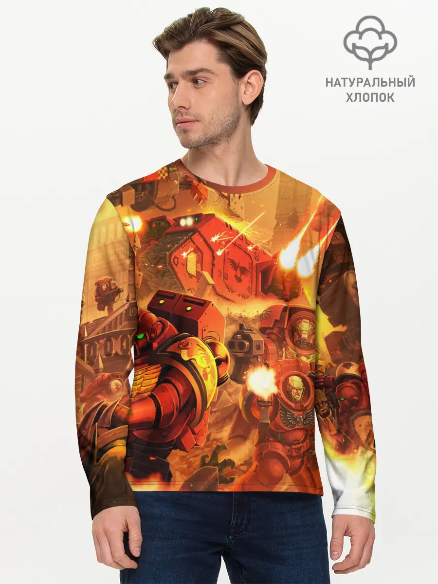 Мужской лонгслив базовый / WARHAMMER 40K (P007_P004ooo1870469, P004ooo1870469)