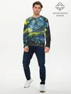 Мужской лонгслив базовый / ЗВЕЗДНАЯ НОЧЬ (P007_P004ooo1872539, P004ooo1872539)
