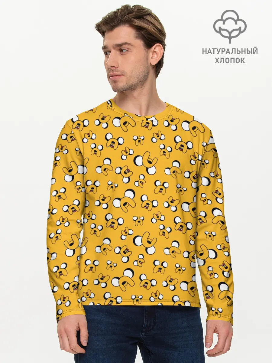Мужской лонгслив базовый / Джейк (P007_P004ooo1875929, P004ooo1875929)