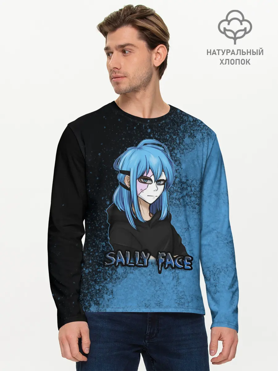 Мужской лонгслив базовый / Sally face (P007_P004ooo1873223, P004ooo1873223)