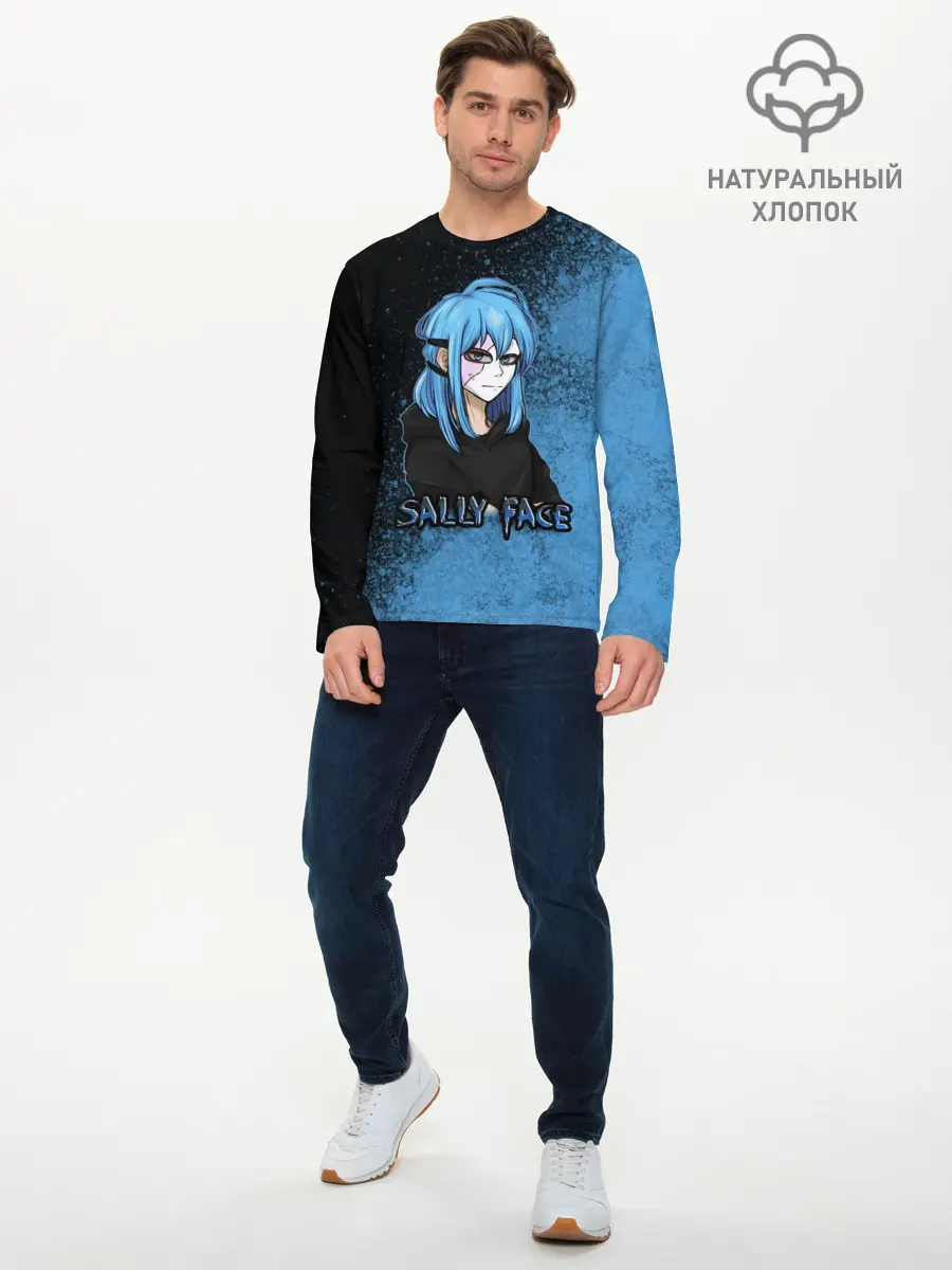 Мужской лонгслив базовый / Sally face (P007_P004ooo1873223, P004ooo1873223)