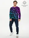 Мужской лонгслив базовый / FORTNITE NEON | ФОРТНАЙТ НЕОН (P007_P004ooo1874649, P004ooo1874649)