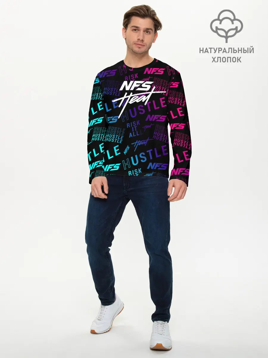 Мужской лонгслив базовый / NFS - HEAT (P007_P004ooo1876839, P004ooo1876839)