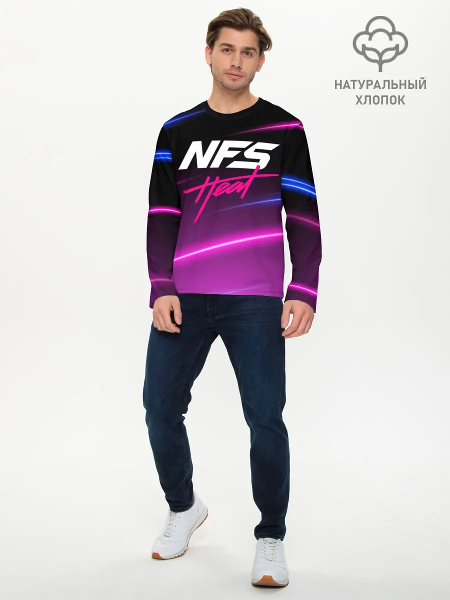 Мужской лонгслив базовый / NFS: Heat (P007_P004ooo1876969, P004ooo1876969)