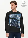 Мужской лонгслив базовый / Metal Gear (P007_P004ooo1876249, P004ooo1876249)