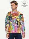 Мужской лонгслив базовый / Adventure time (P007_P004ooo1876605, P004ooo1876605)