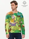 Мужской лонгслив базовый / Ливнерог и Джейк (P007_P004ooo1876705, P004ooo1876705)