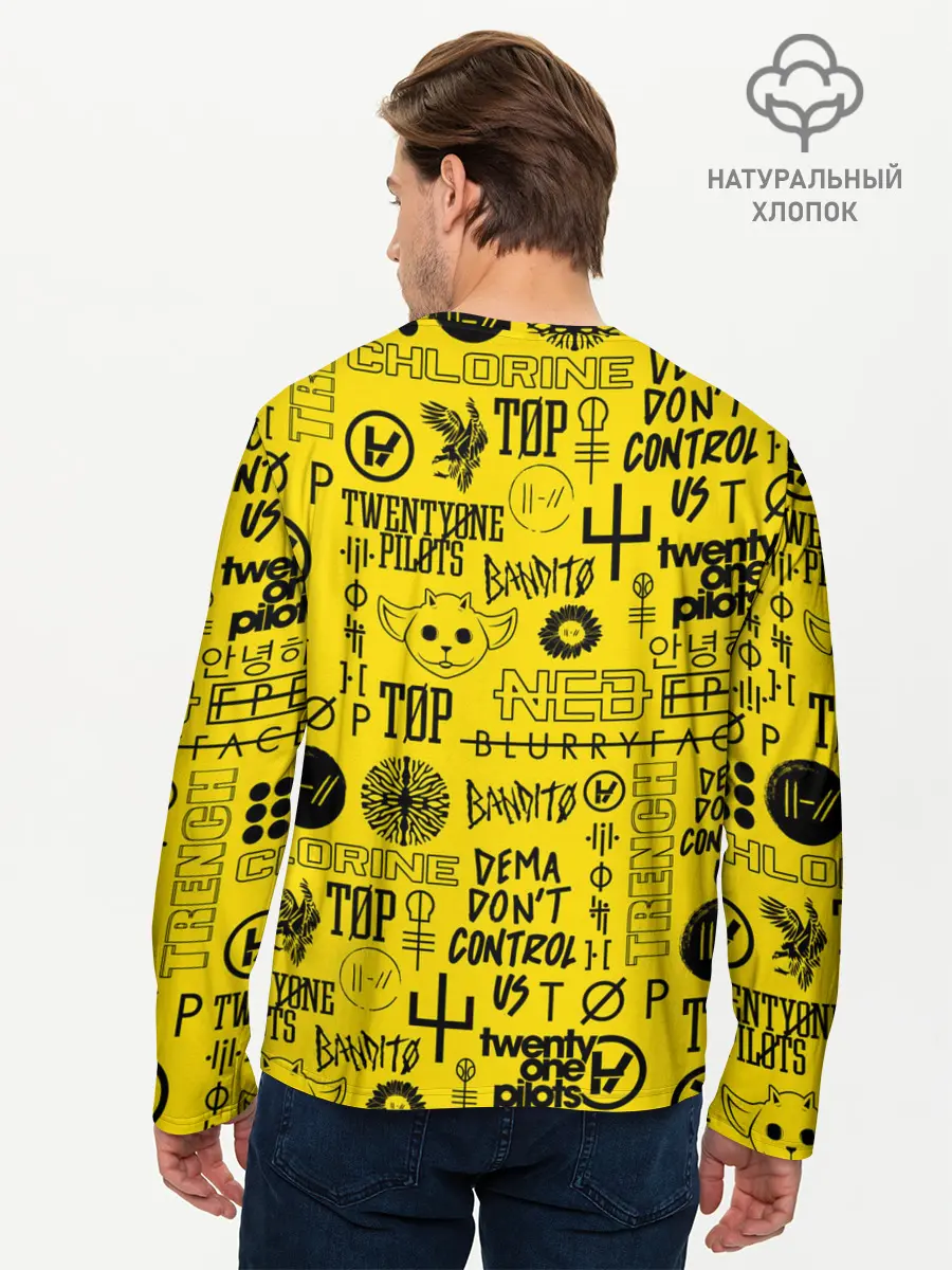 Мужской лонгслив базовый / TWENTY ONE PILOTS (P007_P004ooo1880669, P004ooo1880669)