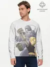 Мужской лонгслив базовый / Эдвард и Альфонс (P007_P004ooo1881565, P004ooo1881565)