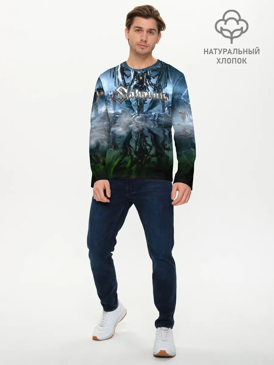 Мужской лонгслив базовый / Sabaton (P007_P004ooo1881961, P004ooo1881961)