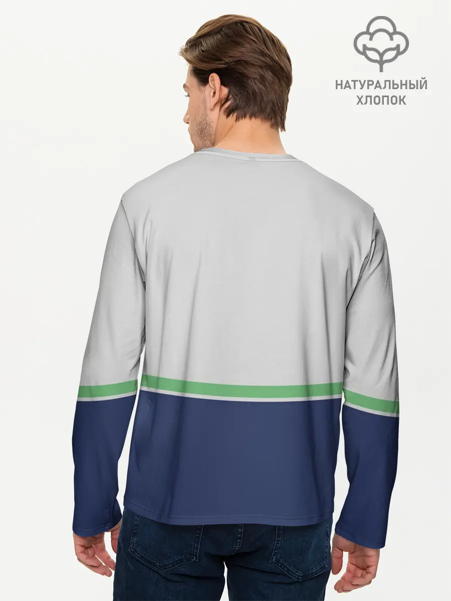 Мужской лонгслив базовый / Ride the wave (P007_P004ooo1879989, P004ooo1879989)