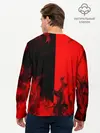 Мужской лонгслив базовый / BLACK RED FIRE (P007_P004ooo1880213, P004ooo1880213)