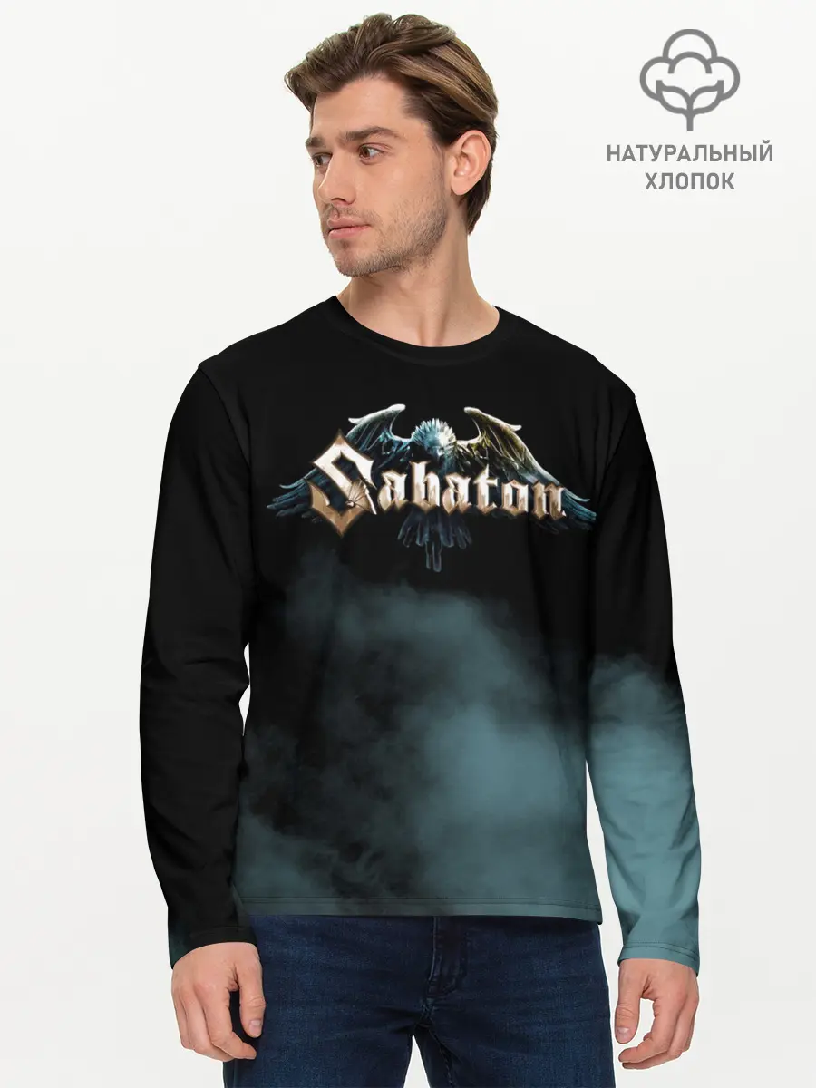 Мужской лонгслив базовый / Sabaton (P007_P004ooo1883023, P004ooo1883023)