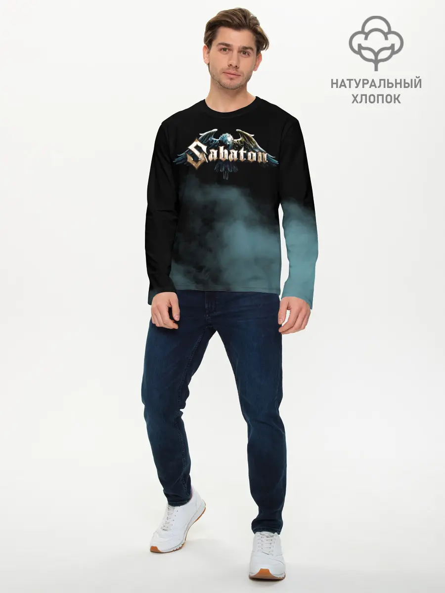 Мужской лонгслив базовый / Sabaton (P007_P004ooo1883023, P004ooo1883023)