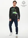 Мужской лонгслив базовый / Skydiver evolution (P007_P004ooo1883913, P004ooo1883913)