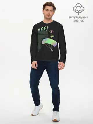 Мужской лонгслив базовый / Skydiver evolution