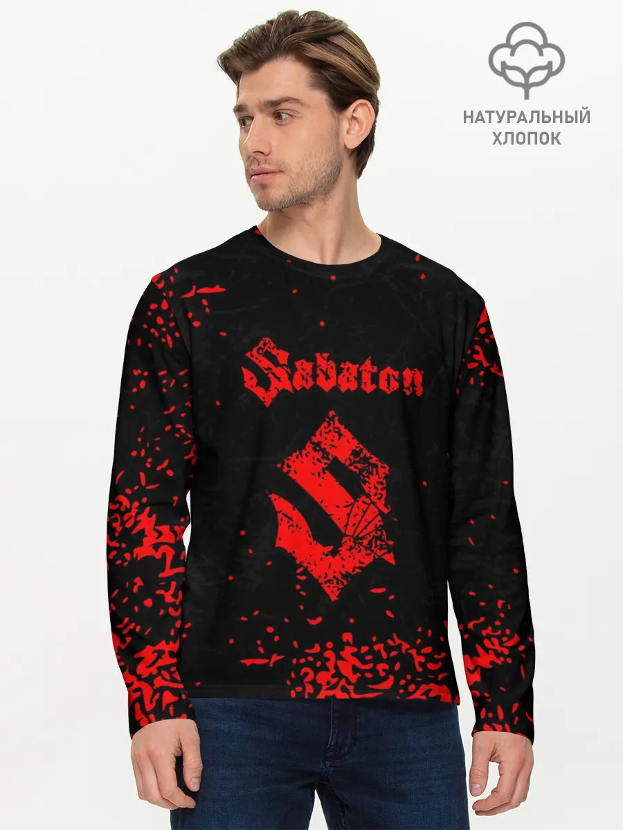 Мужской лонгслив базовый / SABATON (P007_P004ooo1882293, P004ooo1882293)