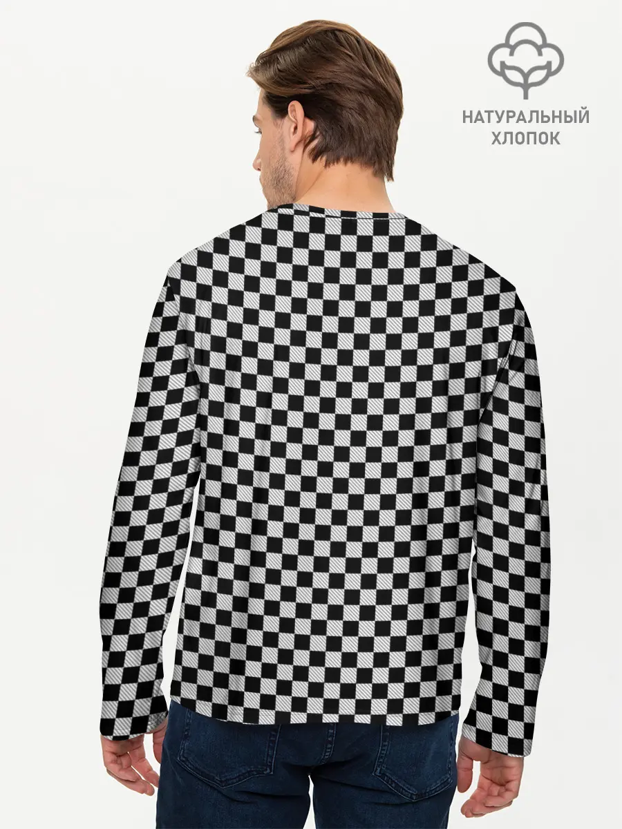Мужской лонгслив базовый / Checkerboard Color (P007_P004ooo1882347, P004ooo1882347)