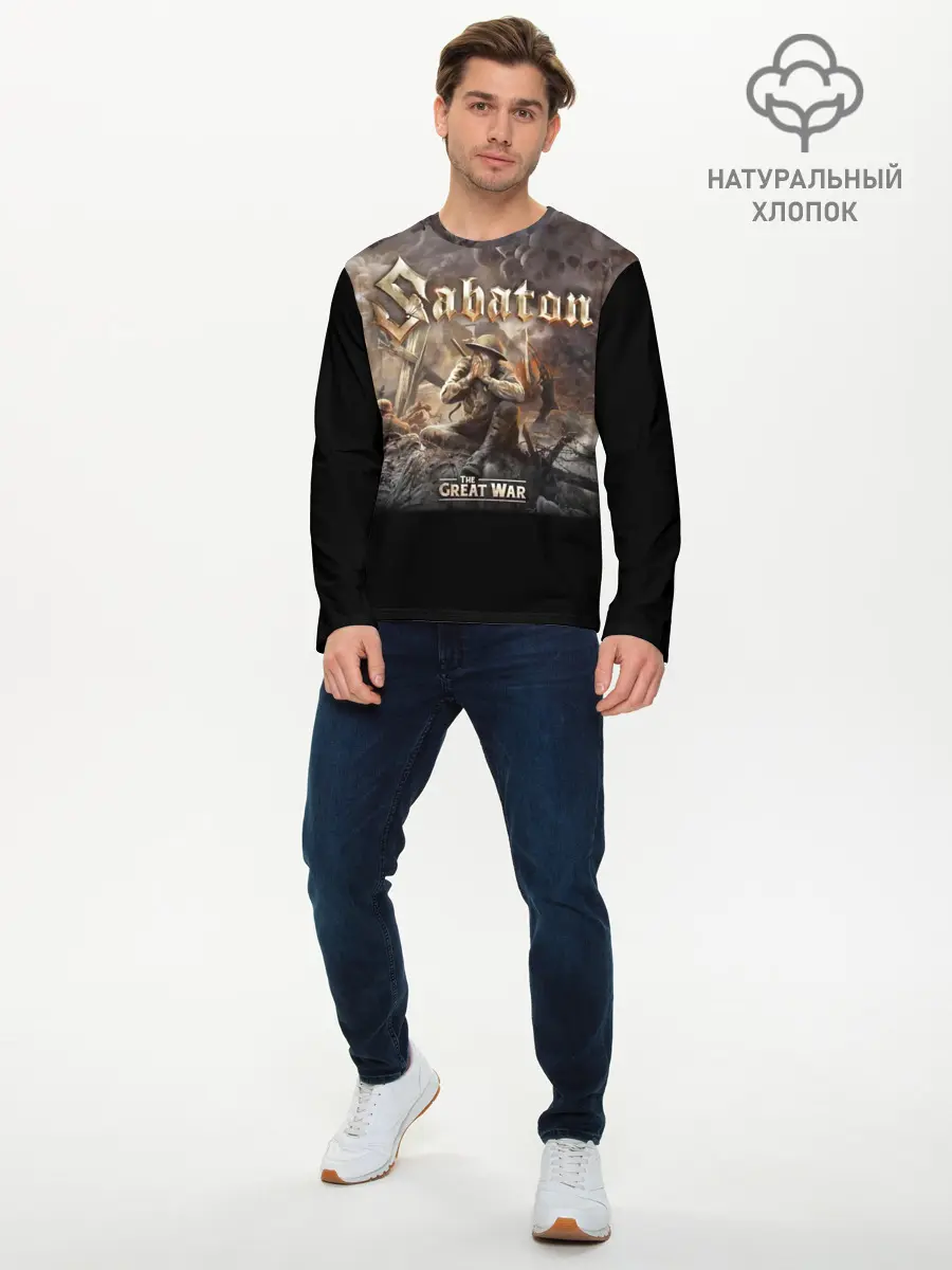 Мужской лонгслив базовый / Sabaton (P007_P004ooo1882677, P004ooo1882677)
