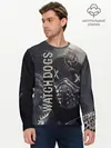 Мужской лонгслив базовый / WATCH DOGS (P007_P004ooo1882837, P004ooo1882837)