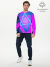 Мужской лонгслив базовый / MUSIC NEON (P007_P004ooo1887361, P004ooo1887361)