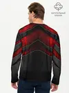 Мужской лонгслив базовый / Black & Red Metal (P007_P004ooo1887523, P004ooo1887523)