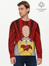 Мужской лонгслив базовый / Сайтама здесь! (P007_P004ooo1889207, P004ooo1889207)