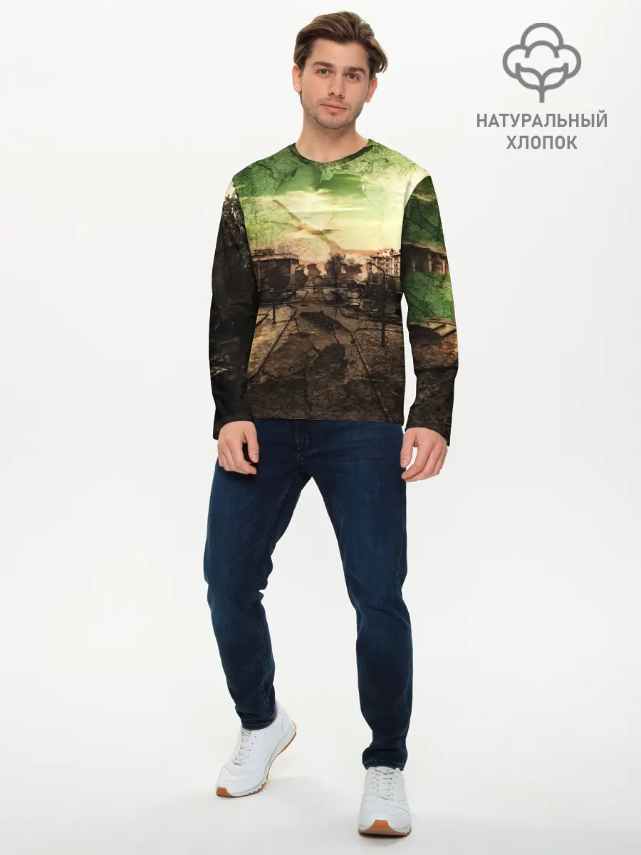 Мужской лонгслив базовый / STALKER (P007_P004ooo1888393, P004ooo1888393)