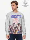 Мужской лонгслив базовый / Got7 (P007_P004ooo1888871, P004ooo1888871)