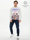 Мужской лонгслив базовый / Got7 (P007_P004ooo1888871, P004ooo1888871)