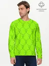 Мужской лонгслив базовый / Billie Eilish pattern (P007_P004ooo1892061, P004ooo1892061)