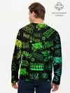 Мужской лонгслив базовый / Billie Eilish Graffiti gradien (P007_P004ooo1891151, P004ooo1891151)