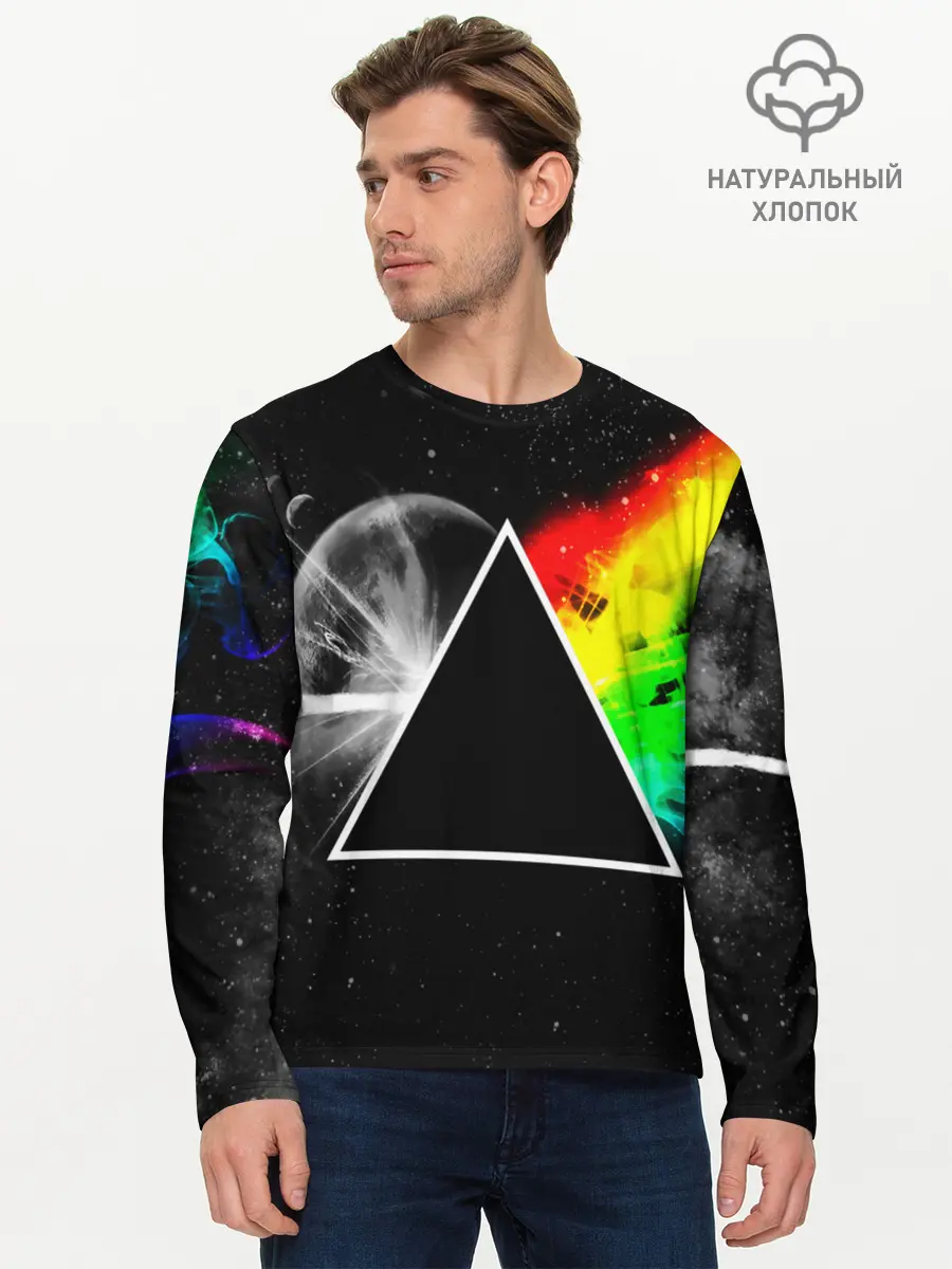 Мужской лонгслив базовый / PINK FLOYD (P007_P004ooo1893427, P004ooo1893427)