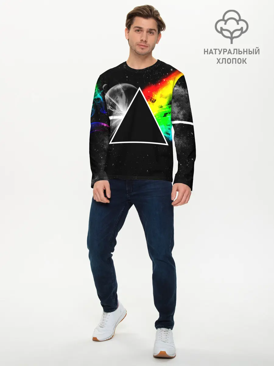 Мужской лонгслив базовый / PINK FLOYD (P007_P004ooo1893427, P004ooo1893427)