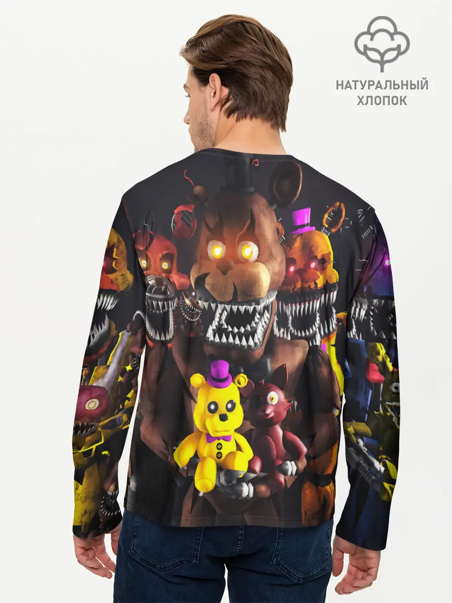 Мужской лонгслив базовый / FIVE NIGHTS AT FREDDYS (P007_P004ooo1893371, P004ooo1893371)