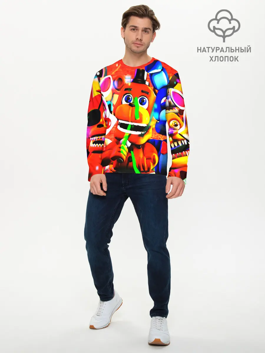 Мужской лонгслив базовый / FIVE NIGHTS AT FREDDYS (P007_P004ooo1893377, P004ooo1893377)