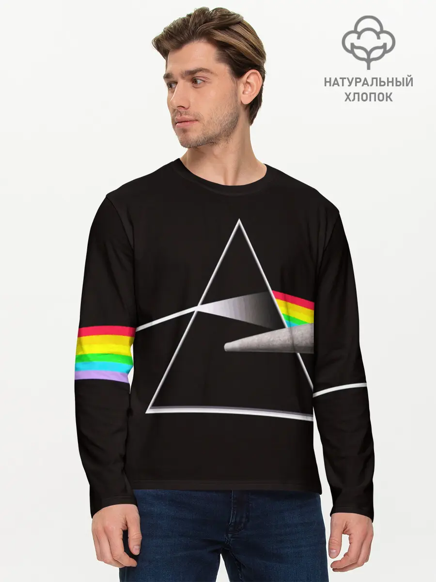 Мужской лонгслив базовый / PINK FLOYD (P007_P004ooo1893399, P004ooo1893399)