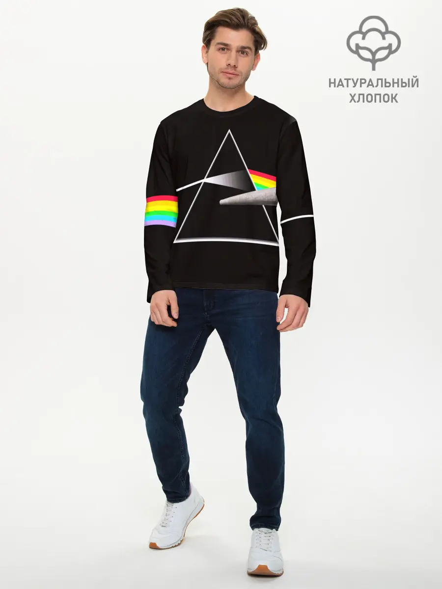 Мужской лонгслив базовый / PINK FLOYD (P007_P004ooo1893399, P004ooo1893399)