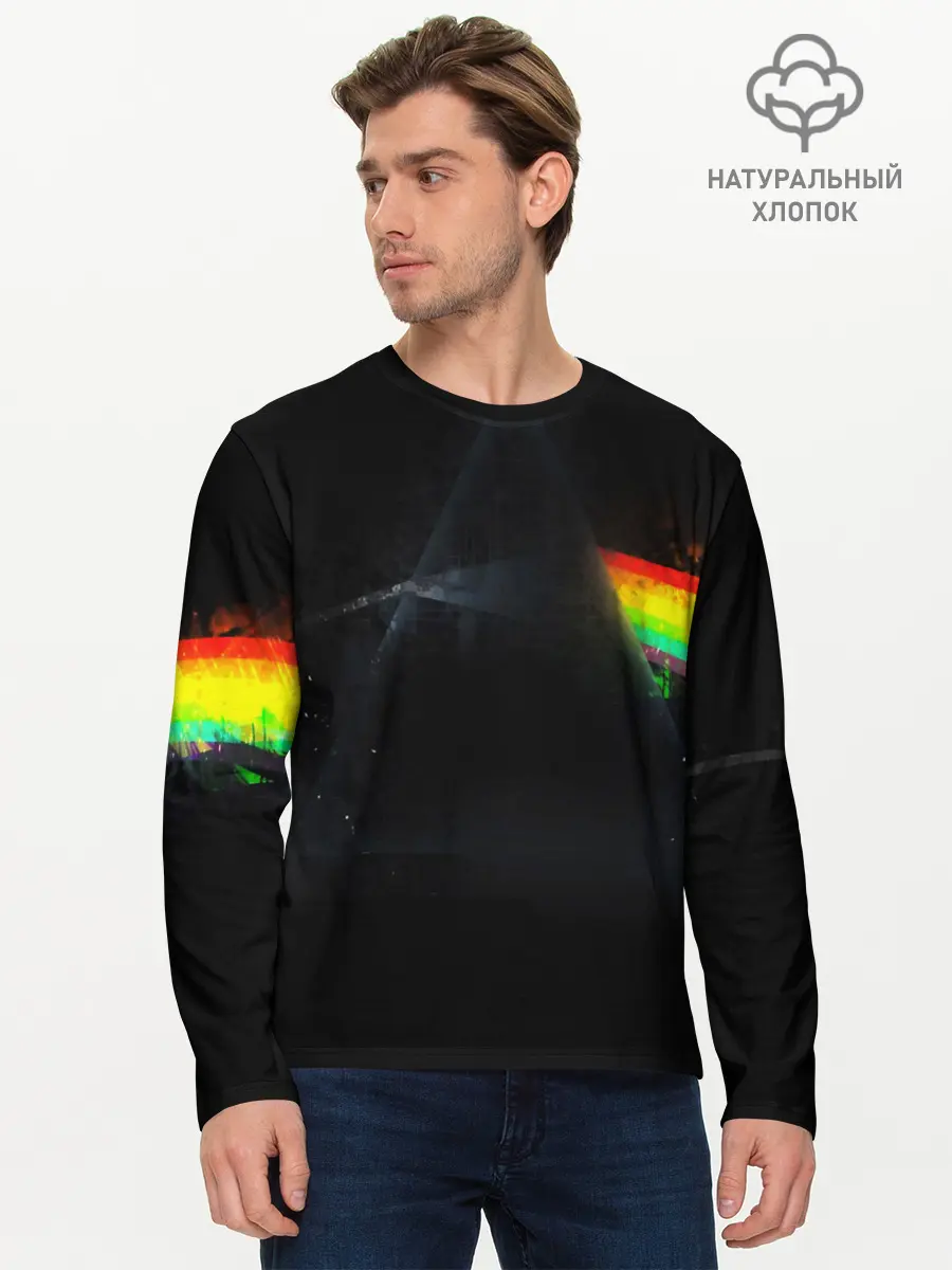 Мужской лонгслив базовый / PINK FLOYD (P007_P004ooo1893401, P004ooo1893401)